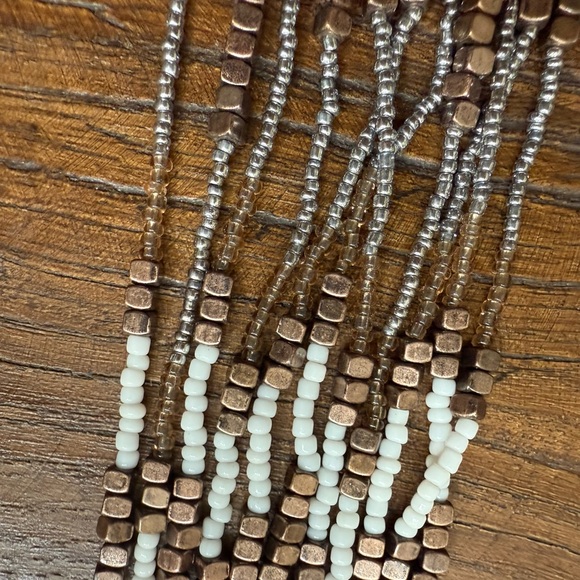 Elegant Multi-Strand Beaded Necklace - Picture 3 of 5